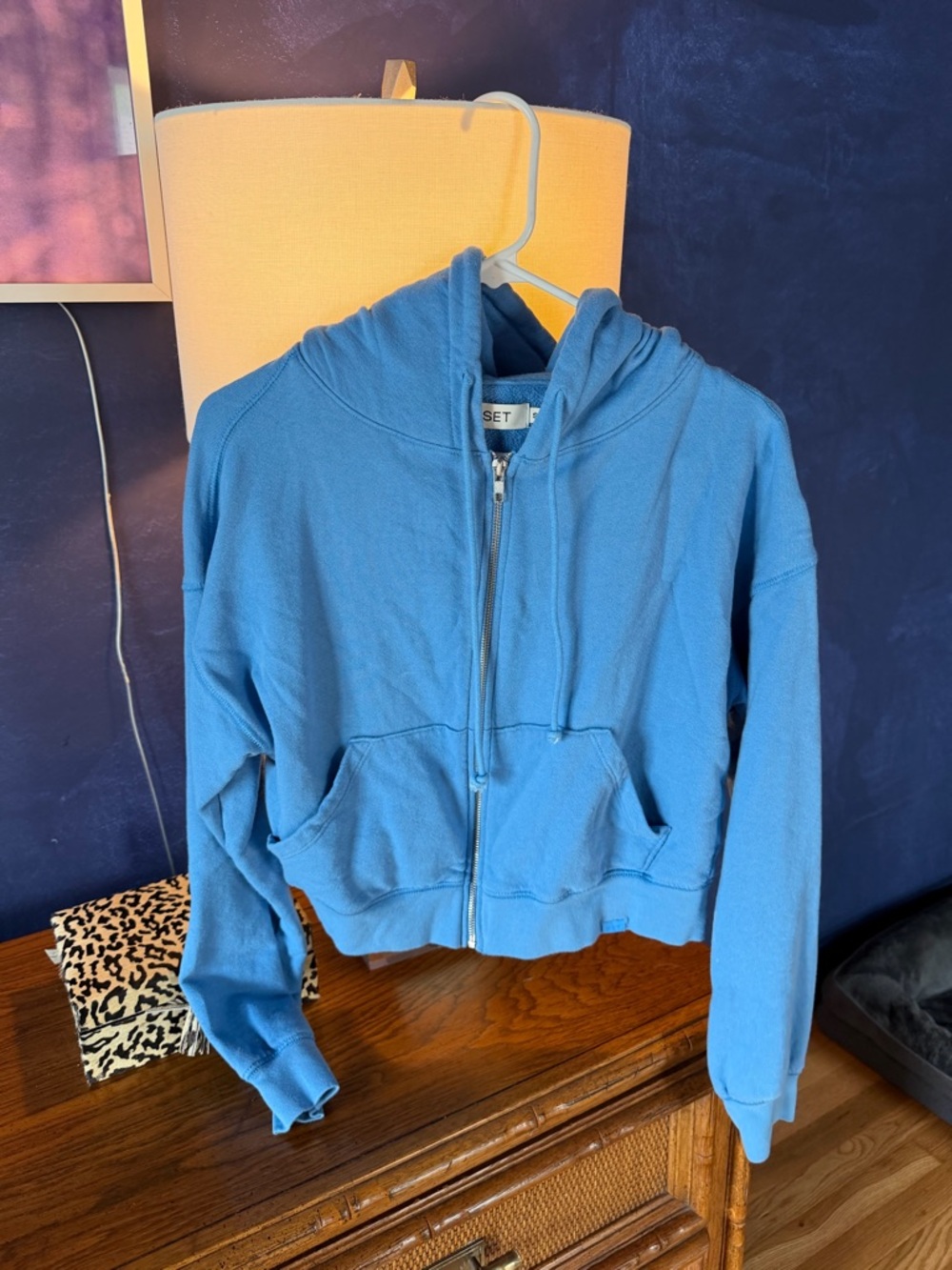 SET Active Blue Zip-Up Hoodie Jacket